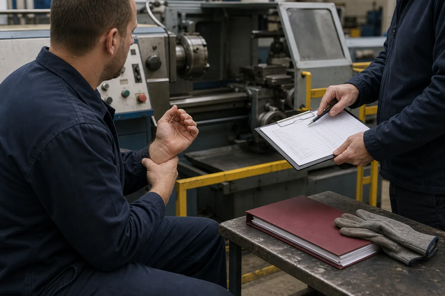 Machinery Accident Injury Claim